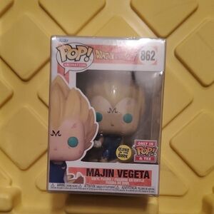 Dragonballz Majin Vegeta #862 Glow In The Dark Pop & Tee Funko Pop